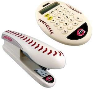  ProMark Cincinnati Reds Stapler & Calculator Set Sports 