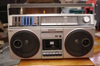   500 Stereo Boombox Ghettoblaster AM FM Radio Tape Player JAPAN  