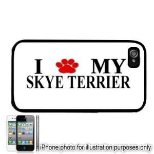  Skye Terrier Paw Love Dog Apple iPhone 4 4S Case Cover 