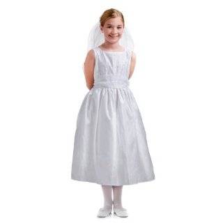  Size 6 Girls White First Communion or Flower Girl Dress 