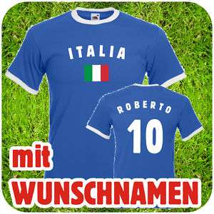 EM 2012 Italien Fan T Shirt Trikot Fanshirt Italia  