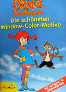 Window Color*Buch*Pippi Langstrumpf*mit*26 Vorlagen*  
