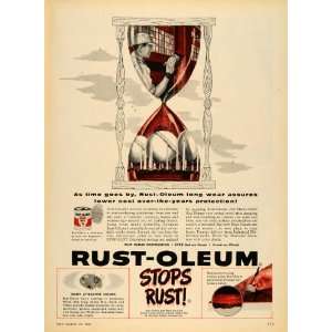  1957 Ad Rust Oleum Paint Metal Primer Evanston Illinois 