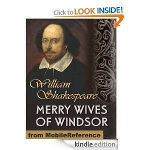 Merry Wives of Windsor (mobi) William Shakespeare  Kindle 