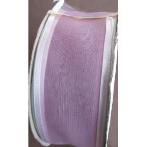  Sold By Spool Craft Wired Ribbon Trim: Sheer Lavender 