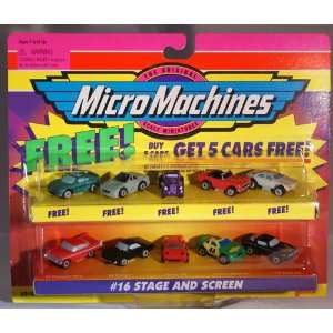  Micro Machines Bonus Pack #16 Stage and Screen 65100 Toys 