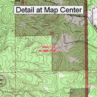  USGS Topographic Quadrangle Map   Silver City, New Mexico 