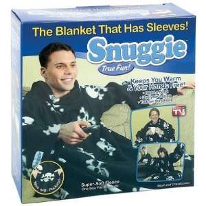  SNUGGIE BLKT SKULL & BONES (Bedding   Blankets): Home 