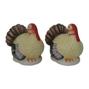  Bamboo Studios Color Turkey Salt and Pepper Shakers, 3 1/2 