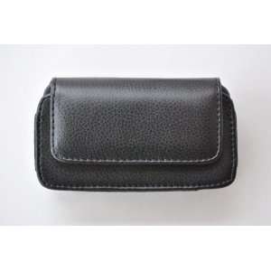  Black Leather Holster Case Pouch for Iphone 4 4s with 