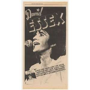  1975 David Essex Columbia Records Album Promo Print Ad (Music 