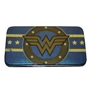  Wonder Woman DC Comics Wallet   Retro Full Face Logo Hinge 