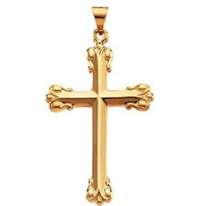  Prayerful Cross Pendant In 14K Yellow Gold   4 Grams 