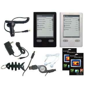  Kit for Sony PRS 300 Digital Reader Car Charger + Home Wall Charger 