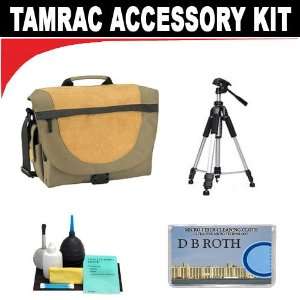  Tamrac 3537 Express 7 Camera Bag (Khaki) + Deluxe DB ROTH 
