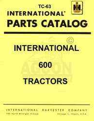 International 600 650 Gas Diesel Part Catalog Manual IH  