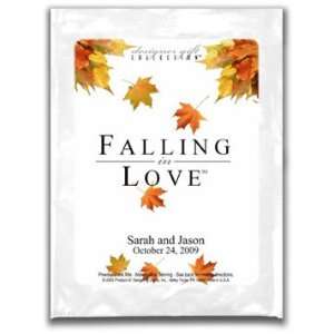 Cappuccino Wedding Favor   Falling In Love   Leaves Cascading