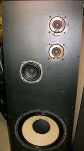 Vintage American Monitors Speakers   Large 48   Nice  