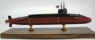 SSBN 618 USS Thomas Jefferson Submarine Wood Model XXL Planeshowcase 