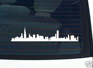 CHICAGO SKYLINE CHI TOWN WINDY CITY GRAPHIC DECAL  