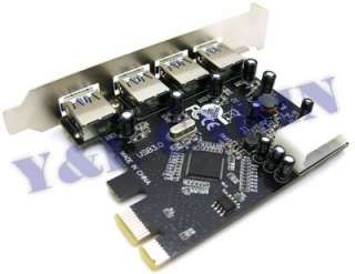 Port USB 3.0 HUB to PCI E Expresscard Card Adapter  