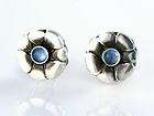 georg jensen silver ear clips 36 with moonstone 15 %