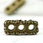   fashion vintage Antique Brass Rectangle Bead Spacers F necklace TS5045
