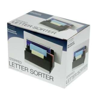   Stepped Letter Paper Sorter Office Supplies Desk Storage Organization