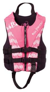 Full Throttle Child Rapid Dry Life Jacket Vest   Pink  