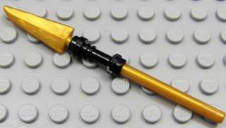 NEW Lego Ninjago Ninja GOLD SPEAR Spinjitzu Pike Weapon  