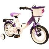 bike*star 30.5cm (12 Zoll) Kinder Fahrrad   Farbe Lila & Weißvon 