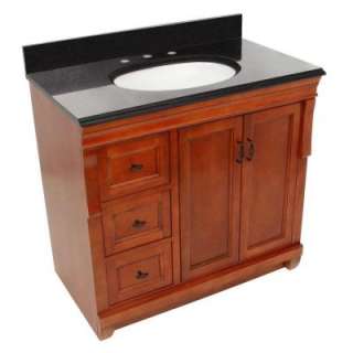   Drawers in Warm Cinnamon With Granite Top in Black NACABKL3722 at The