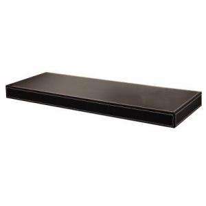 Azure 36 In. X 10 In. Black Leather Shelf VAZURE1036Bk at The Home 