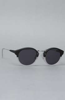 Super Sunglasses The Panama Sunglasses in Black and Crystal 