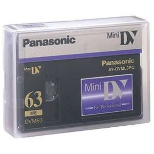 Panasonic AY DVM63PQ, Professionelle Mini DV Kassette 63 Min., 5er 