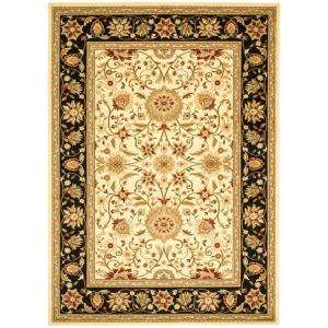   Ivory/Black 9 Ft. X 12 Ft. Area Rug LNH212B 9 at The Home Depot