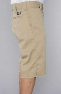Dickies The Slim Fit Cut Off Shorts in Khaki  Karmaloop   Global 