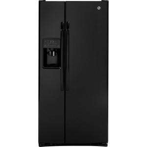   Wide Side By Side Refrigerator in Black GSHF3KGZBB at The Home Depot
