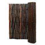    6 ft. H x 8 ft. W x 1 in. D Mahogany Rolled Bamboo Fence 