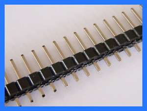10 PCS 40 Pin 2.54 mm Single Row Pin Header Strip  