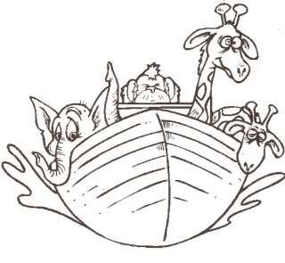 BOAT TOONS 32 Printable Coloring Pages CD  