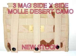 NEW Molle Desert 3 Shingle Mag sideXside Pouch Carrier  
