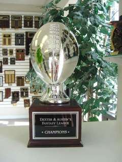FANTASY FOOTBALL PERPETUAL TROPHY 24 YEARS SILVER COOL!  