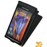 Suncase Flip Style Tasche für Sony Ericsson Xperia Arc/Arc S schwarz