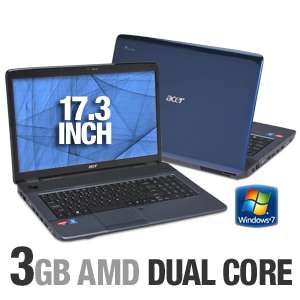 Acer Aspire AS7540 1284 Refurbished Laptop PC   AMD Athlon X2 Dual 