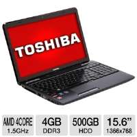 Toshiba Satellite L755D S5160 PSK32U 03J00N Notebook PC   AMD Quad 