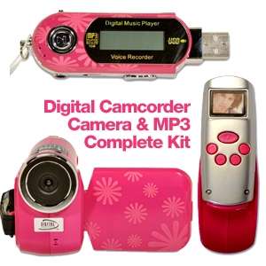 Cyber Gear Camcorder, Camera and 1 GB  Player   Pink  