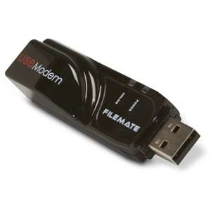 Wintec 3FMUSBMV92 R Filemate 56K v.92 USB Fax Modem with Retractable 