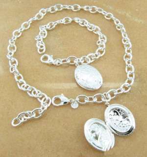 sa035 Fashion 925 Silver Jewelry Sets 2PCS  