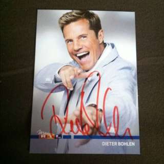 Dieter Bohlen (DSDS) Autogramm / Autogrammkarte  Hammer in Hessen 